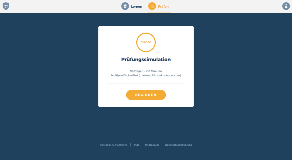 AEVO Lernen - Prüfungsimulation
